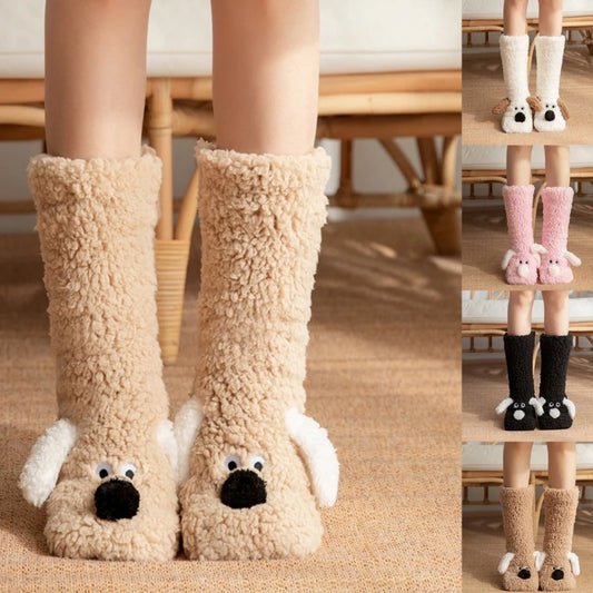 Furry Slipper Socks